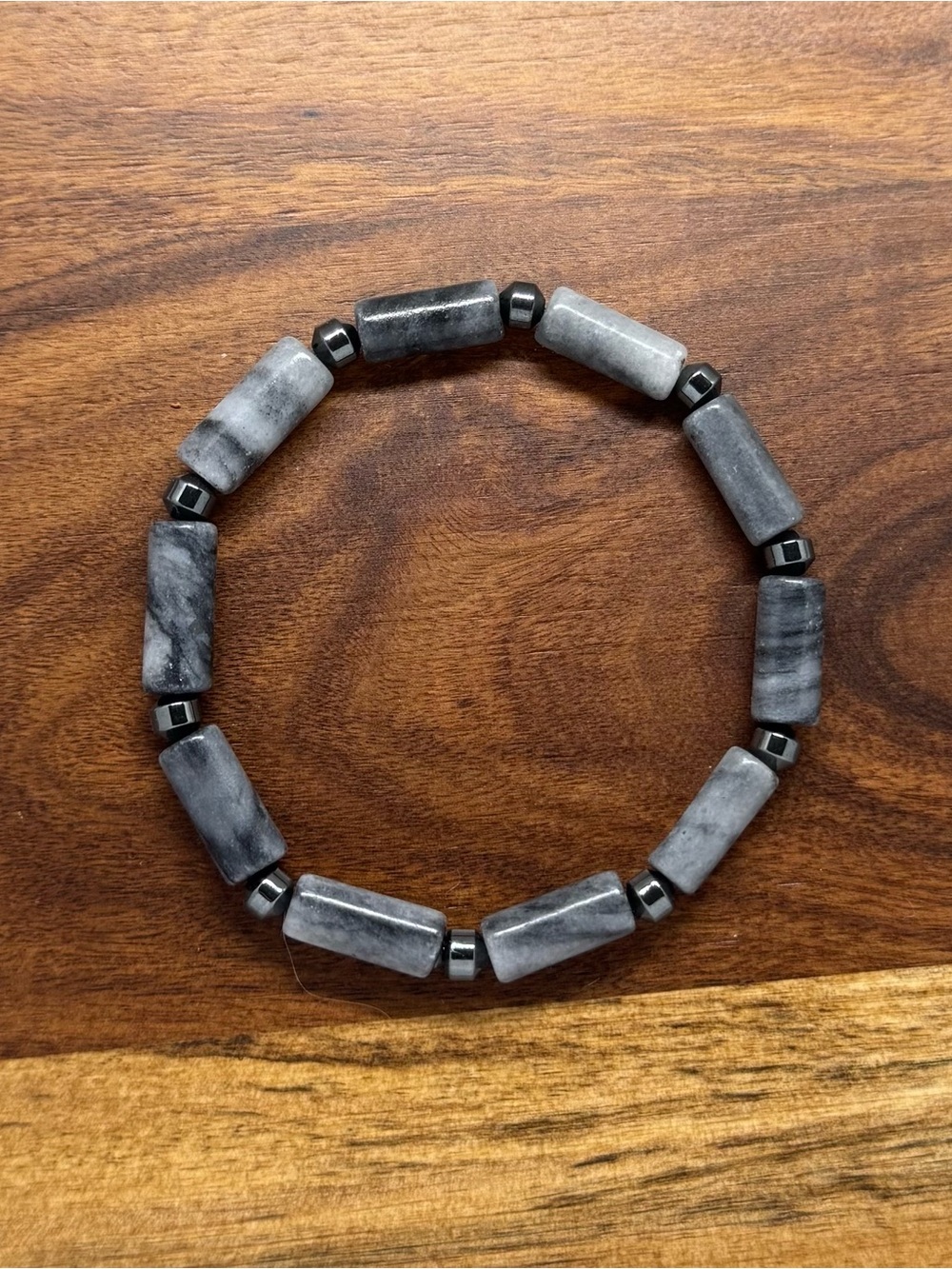 ✨ Handmade Labradorite Stretch Bracelet ✨